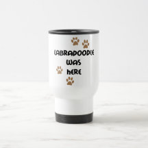 Labradoodle was Here Mugs