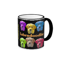 Labradoodles Pop Art Mugs