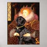 Labrador (black) - Queen Print