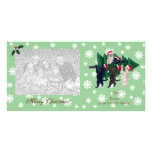 Labrador Christmas Painting Photocards Customized Photo Card