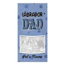 Labrador DAD Custom Photo Card