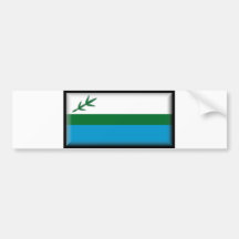 Labrador Flag Bumper Stickers