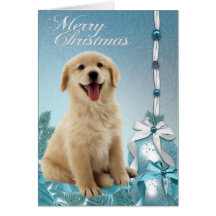 Labrador Golden Retriever Christmas Cards