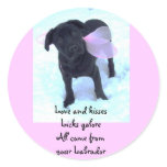 Labrador kisses sticker