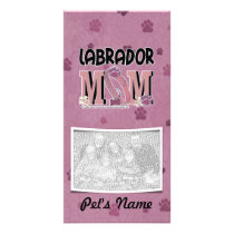Labrador MOM Photo Card Template