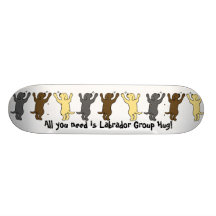 Labrador Puppies Group Hug Skate Decks