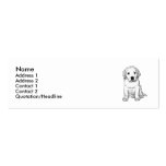 Labrador Puppy skinny business cards