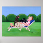 Labrador Retriever Art Print Father's Day