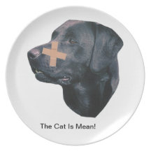 Labrador Retriever Band-Aid Plate