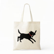 Labrador Retriever (Black) Canvas Bag