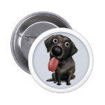Labrador Retriever (Black) Button