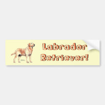 Labrador Retriever Bumper Sticker