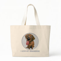 Labrador Retriever (Chocolate) Granddog Tote Bag