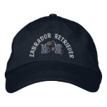 Labrador Retriever Dog Mom embroidered hats