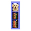 Labrador Retriever Puppy Blue Bookmark business cards
