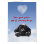 Labrador Retriever Puppy Love Card