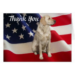 Labrador Retriever Thank You Card America