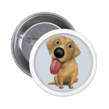 Labrador Retriever (Yellow) Button