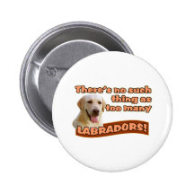 LABRADOR RETRIEVERS PINBACK BUTTON