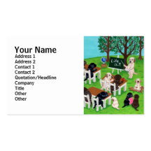 Labrador School Painting Business Cards