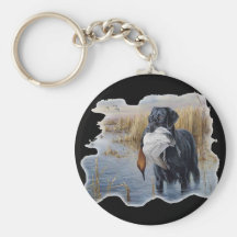 Labrador with Duck- Duck Hunting Keychains