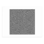 Labyrinth Irrgarten maze Postkarte