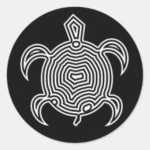 Labyrinth Turtle Stickers