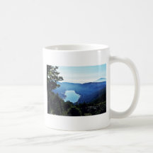 Lac cobb, montagnes de Tasman, île du sud Tasse
