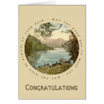 Lac dans Kerry Irlande avec le proverbe irlandais Cartes