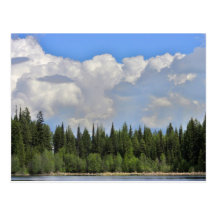 Lac dramatique Skys Marshall Cartes Postales