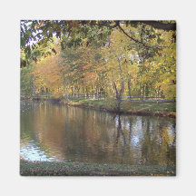 Lac en automne aimant