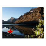 Lac et glacier bow carte postale