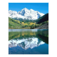Lac mirror en-tête de lettre