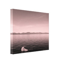 Lac rose impressions sur toile