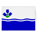 Lac Saint Jean flag Greeting Card