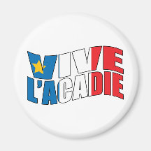 L'acadie de Vive Aimants Pour Réfrigérateur