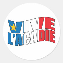L'acadie de Vive Autocollant