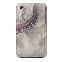 Lace and Beaded Necklace iPhone 3 Case-Mate Cases