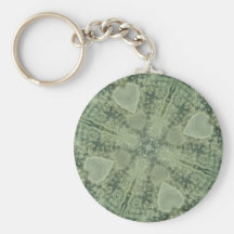 Lace and hearts kaleidoscope keychains