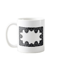Lace Black & White The MUSEUM Zazzle Gifts Coffee Mugs