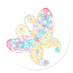Lace Butterfly Sticker