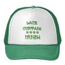 Lace Curtain Irish Hat