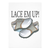 Lace Em Up Custom Invites