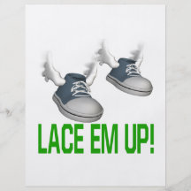 Lace Em Up Flyer Design