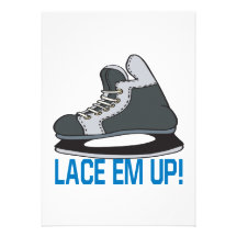 Lace Em Up Personalized Announcement