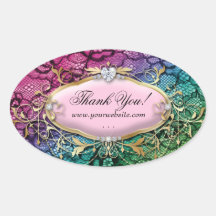 Lace Jewellery Sticker Heart Baby Pink