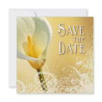 Lace Lily Save the Date (buttercup)