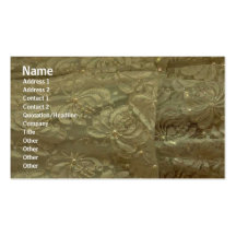Lace Profile Card Business Card