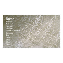 Lace Profile Card Business Card