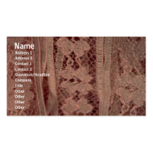 Lace Profile Card Business Card